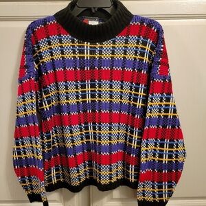 Vintage Headliners Multicolor Plaid Sweater